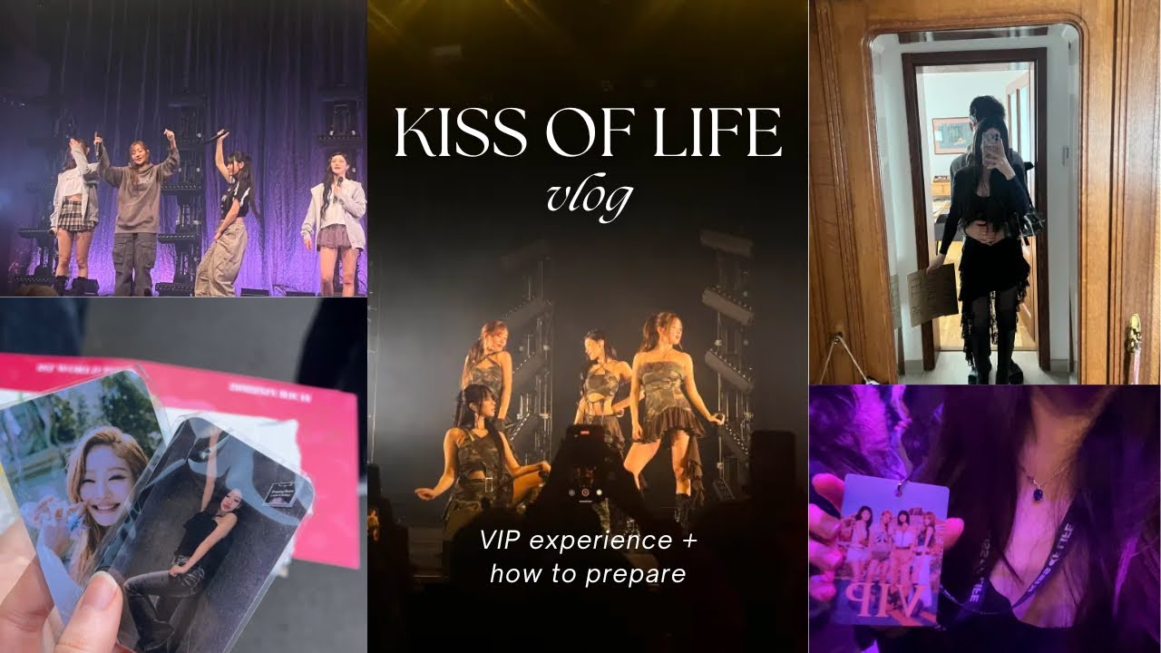 KISS OF LIFE Concert VIP vlog: The ultimate guide for fans + How to prepare for a K-pop Concert 💋