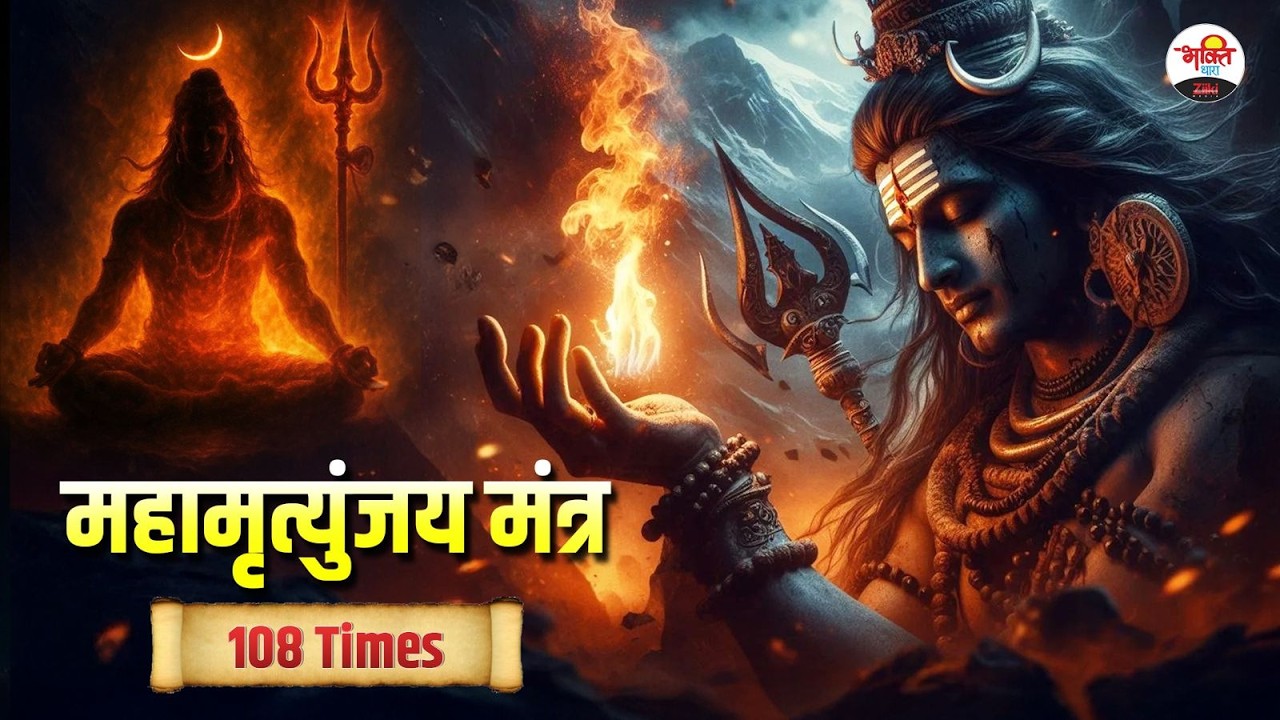 महामृत्युंजय मंत्र जप 108 Times। Mahashivrtri Special | #bhaktidhara #shivratri #special