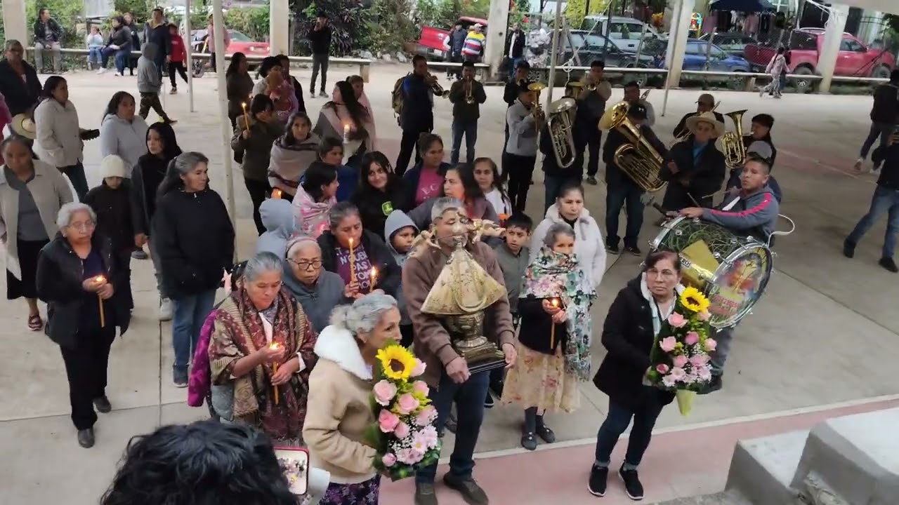 Banda Flor de caña en la fiesta patronal DE EL COYOL CHAPULUACAN HIDALGO 🎺