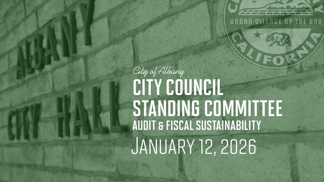 Audit & Fiscal Sustainability City Council Standing Committee - Jan. 12, 2026