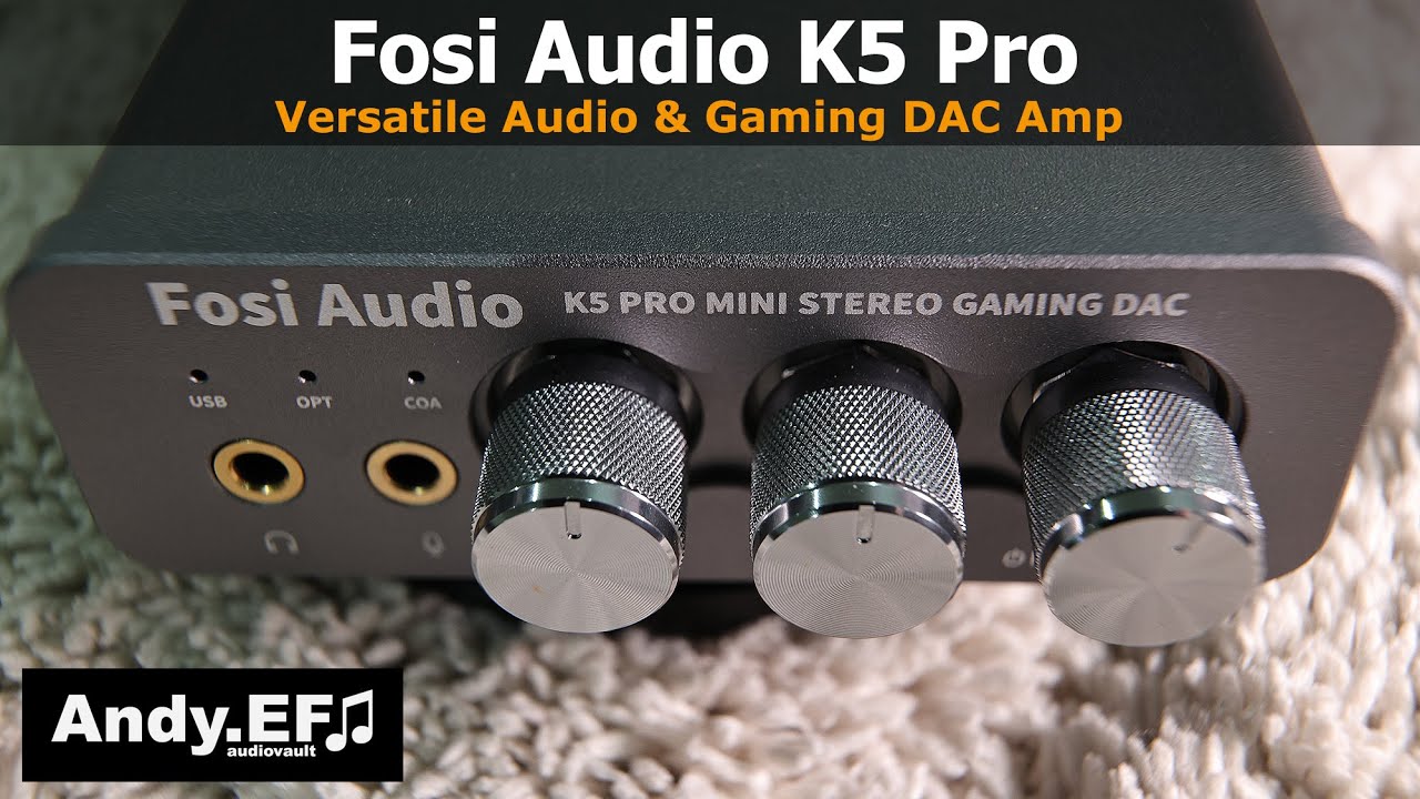 Fosi Audio K5 Pro Gaming DAC Amp Full Review