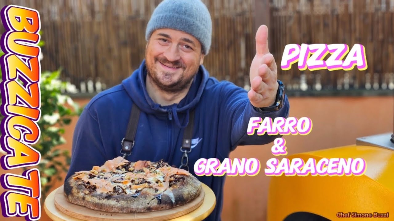 La PIZZA più ANTICA-Farro e Grano Saraceno👍È stata digerita da tutti.. INCREDIBILE