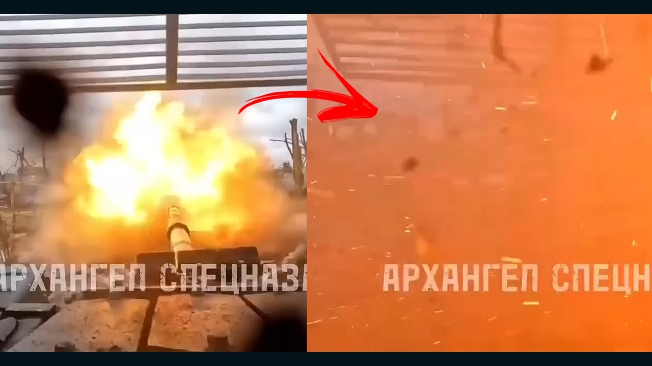 Russian Tank Takes Direct Hit from Ukrainian Forces in Dramatic POV Footage!!!
