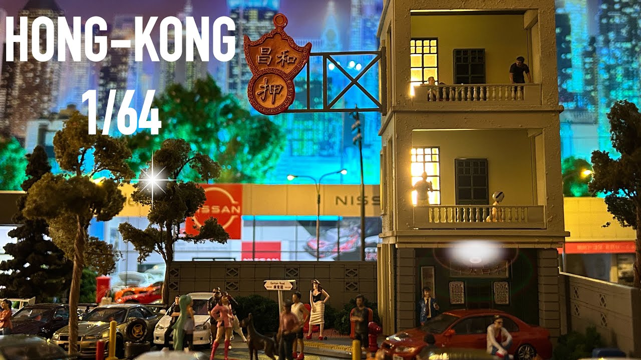 Exploring a 1/64 Scale Hong Kong Apartment Diorama by Magic-City #diecast #diorama #subscribe #share