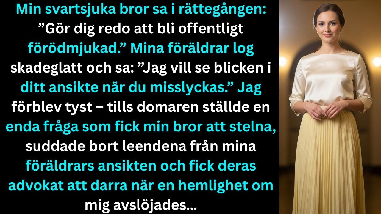 Min svartsjuka bror anlitade advokat för att förklara mig i konkurs – tills domaren frågade.