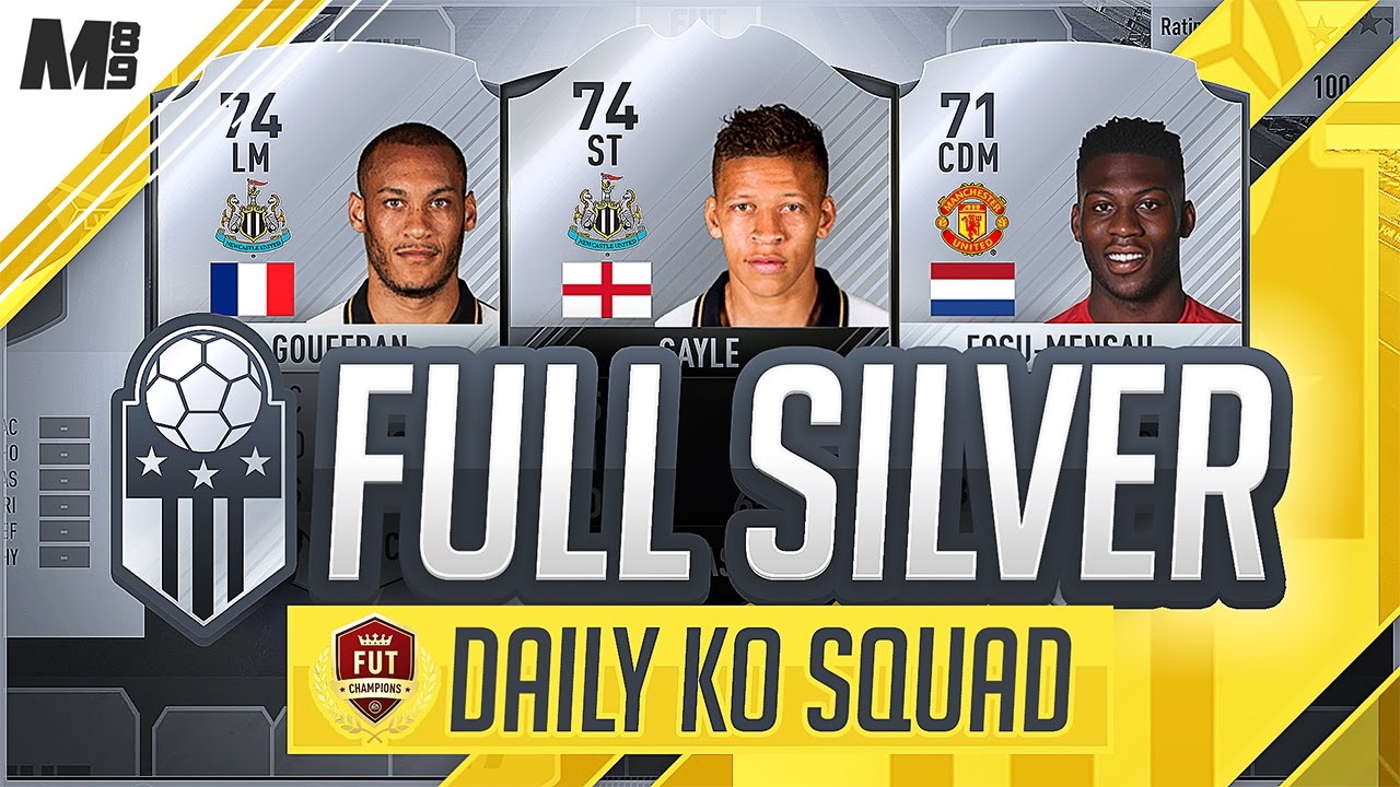 FULL SILVER SQUAD BUILDER | FUT CHAMPIONS DAILY KNOCKOUT CUP | FIFA 17 ULTIMATE TEAM