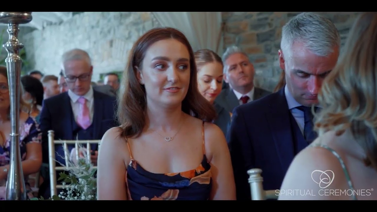 Wedding ceremony by Andrew Kennedy at  Ballymagarvey Village