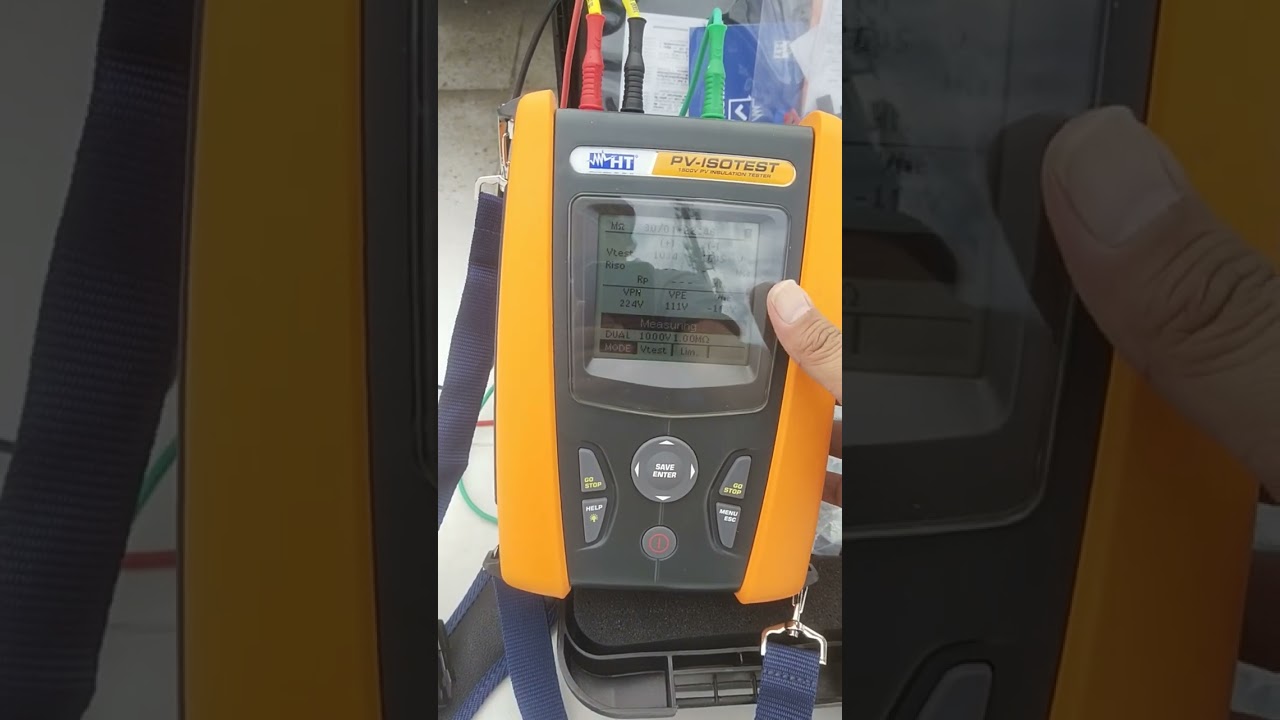 Solar PV Isulation test using HT-PV Isotest