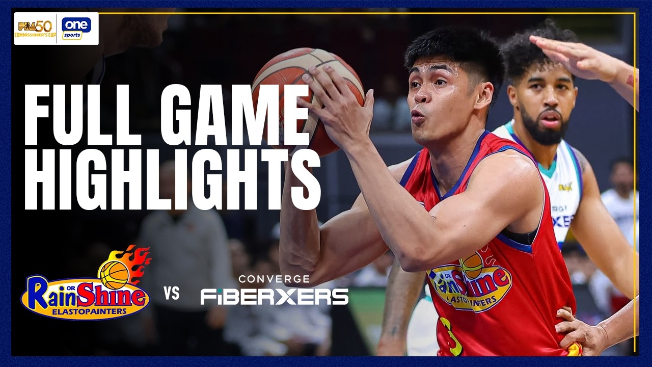 RAIN OR SHINE vs CONVERGE | FULL GAME HIGHLIGHTS | PBA SEASON 50 COMMISSIONER&rsquo;S CUP