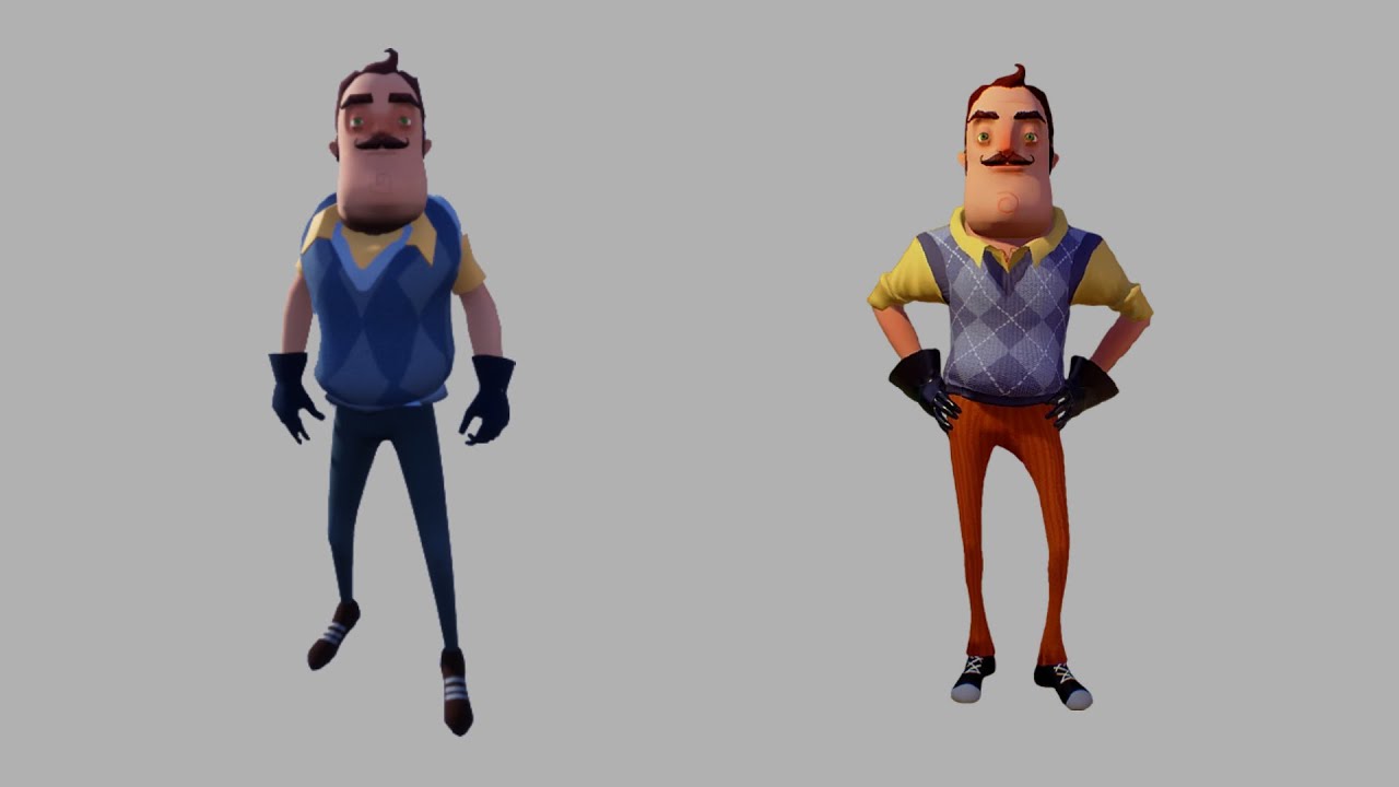 (OLD) Say Hello! - anemaniac neighbor mix concept - fnf