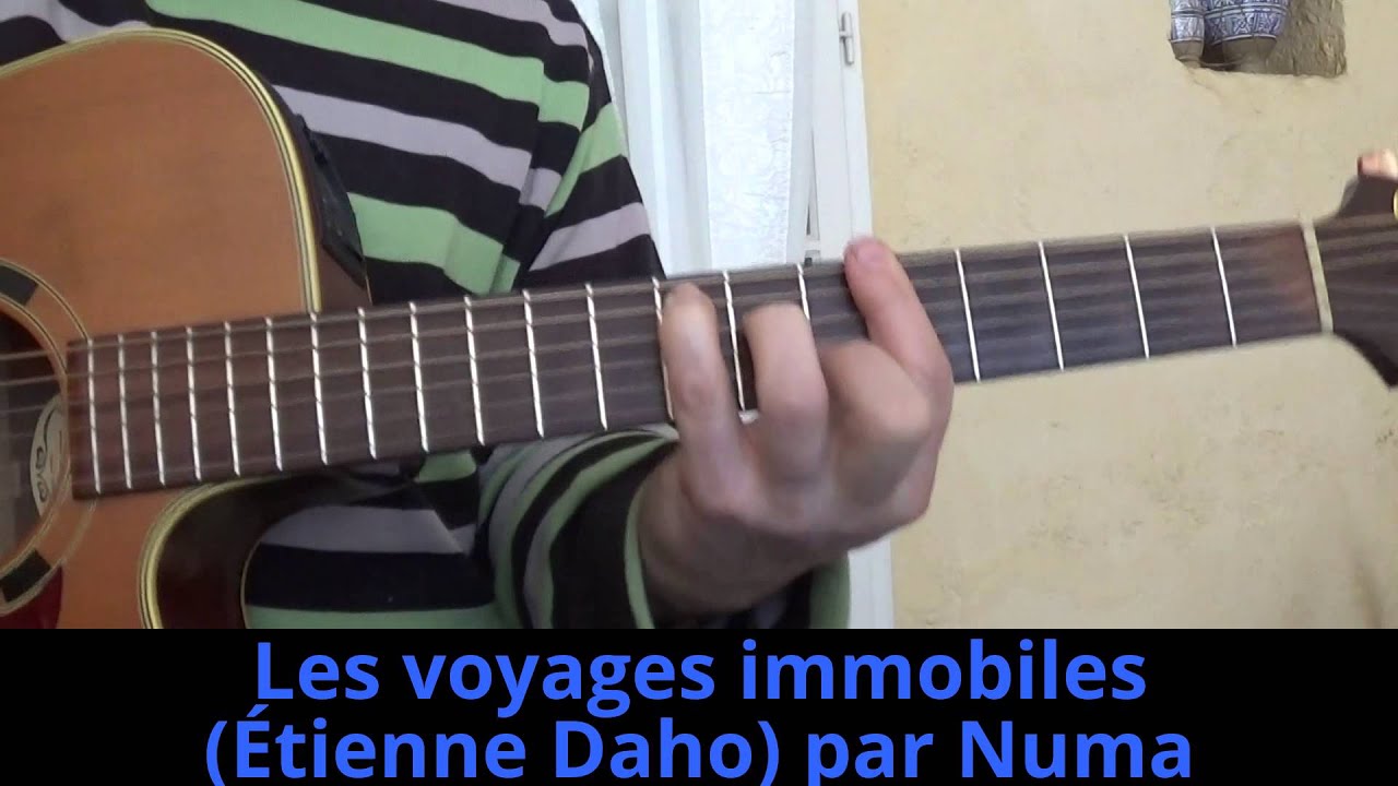 Les voyages immobiles (Étienne Daho) cover / reprise à la guitare 1991