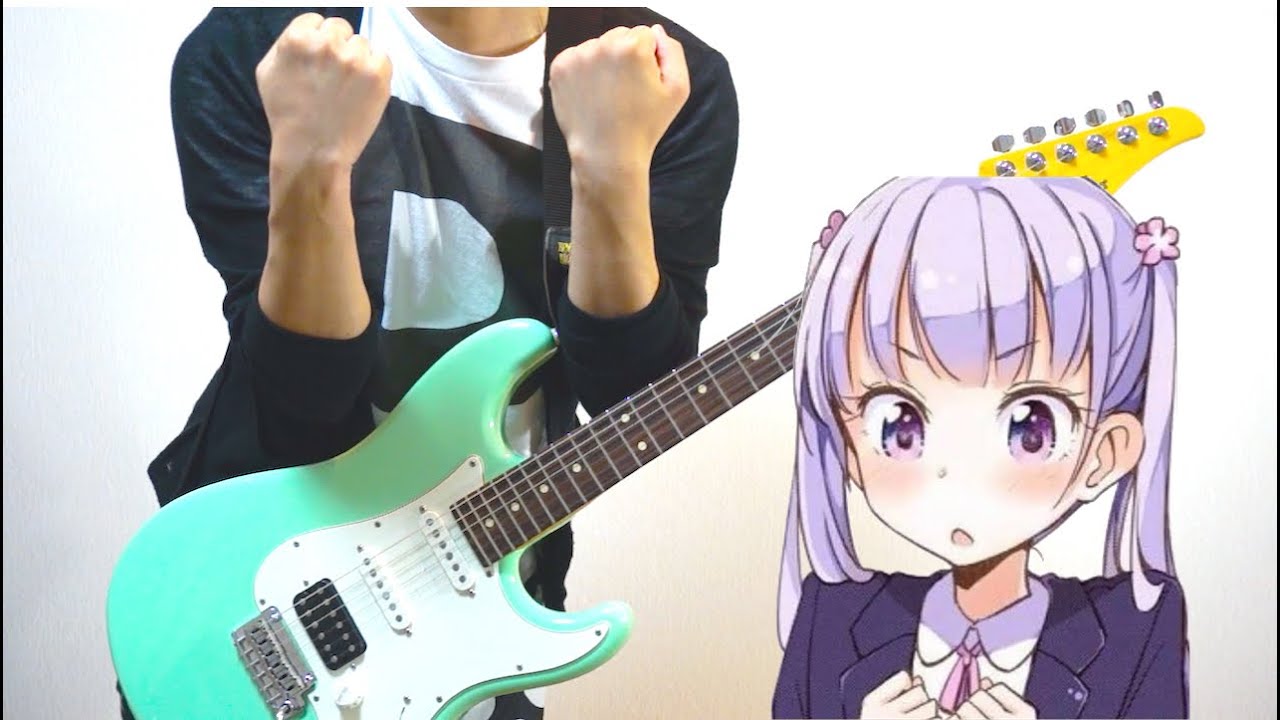 【TAB】NEW GAME!  OP  SAKURAスキップ （Guitar Cover）ギター弾いてみた