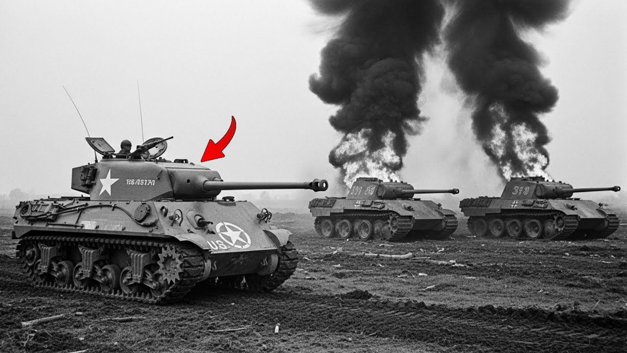 When 6 German Panthers Attacked in Fog — This 1-Inch Tank Destroyed Them All