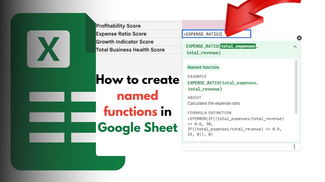 How to Create and use Named Functions in Google Sheet | User Defined Functions