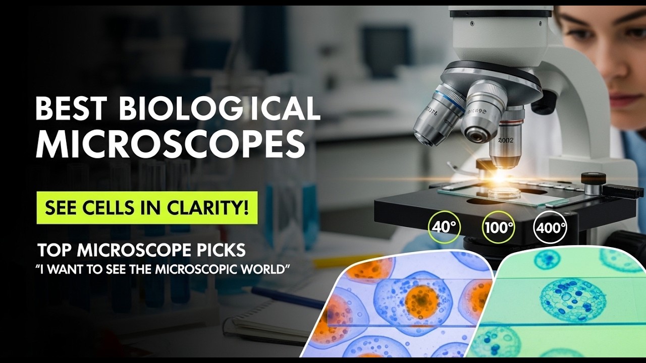 TOP 5 Best Biological Microscopes 2026 | Biological Microscopes For Beginners And Pros