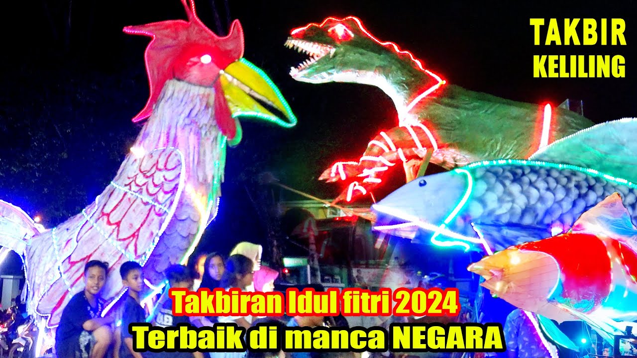 ISTIMEWA..! takbiran idul fitri 2024 M / 1445 H takbir keliling di demak paling mantap