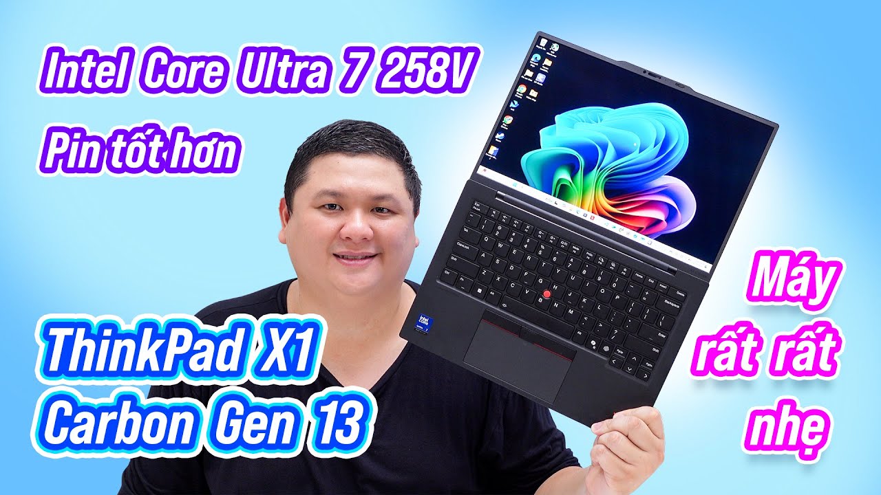 Trải nghiệm ThinkPad X1 Carbon Gen 13: nhẹ quá nhẹ, vẫn cứng cáp, pin tốt, Copilot+PC
