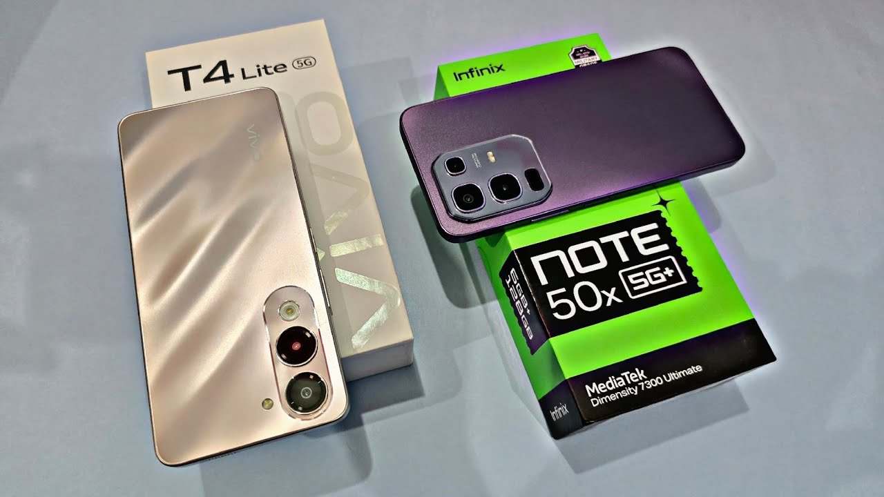 Vivo T4 Lite 5G vs Infinix Note 50x 5G - Which Should You Buy ?