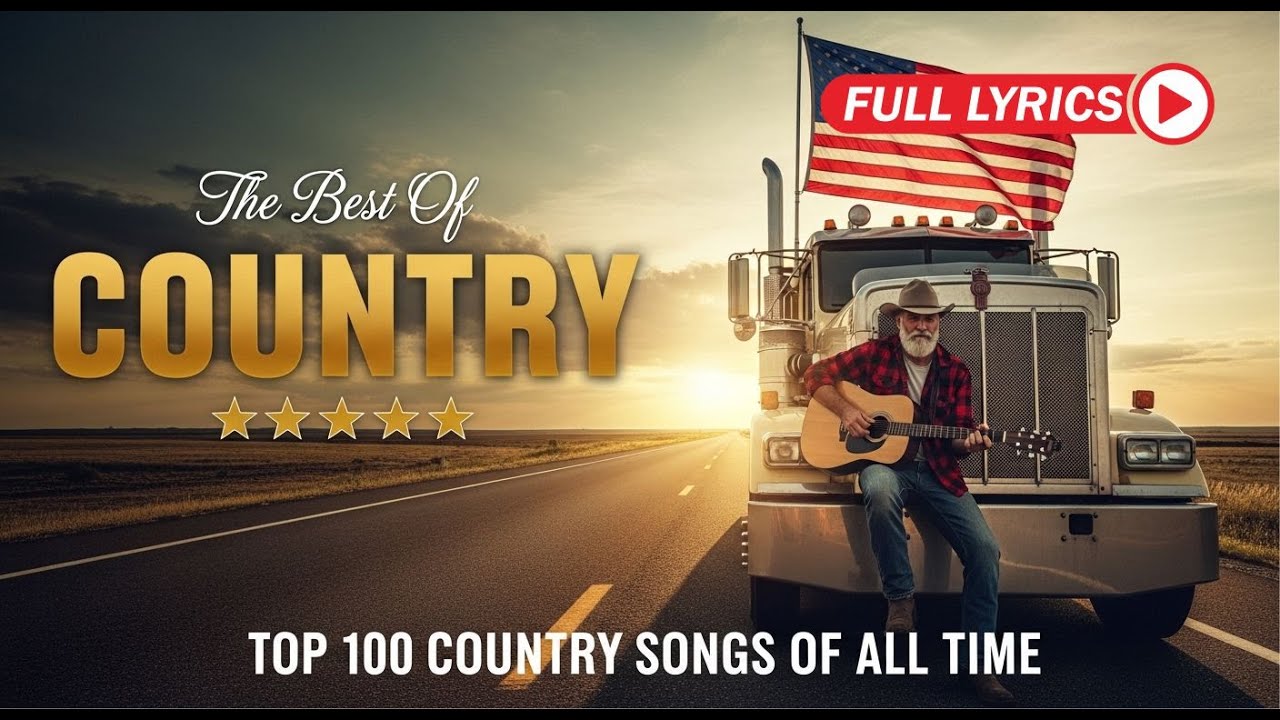Calm Country Playlist for Relax Work Study Coffee With Lyrics
