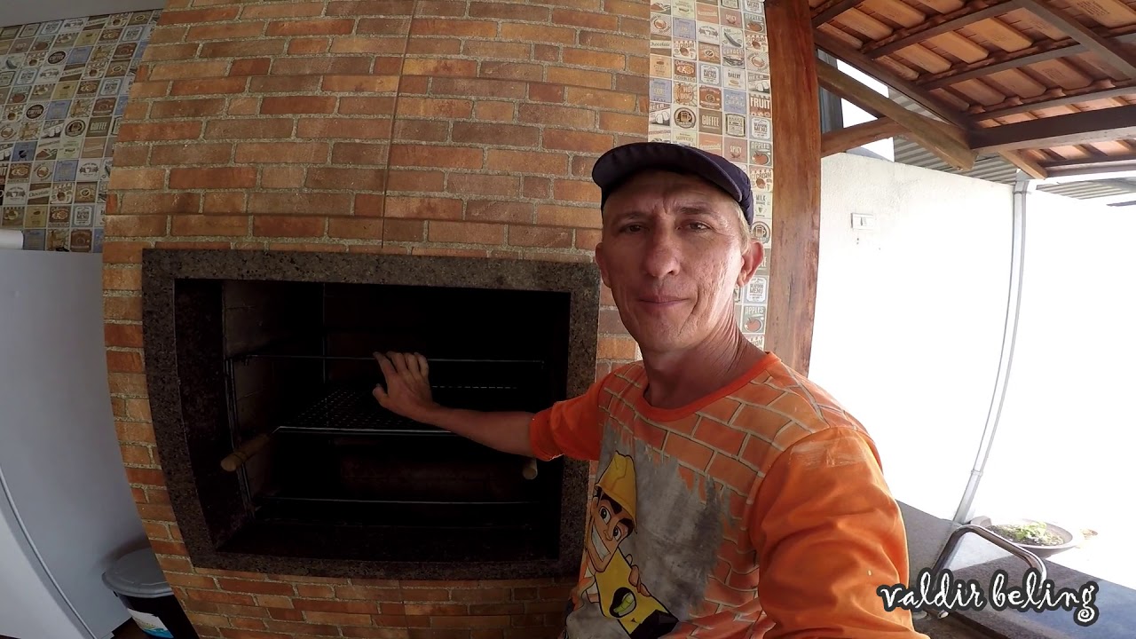 Churrasqueira base para espeto, revestimento e borda da boca  ep/11