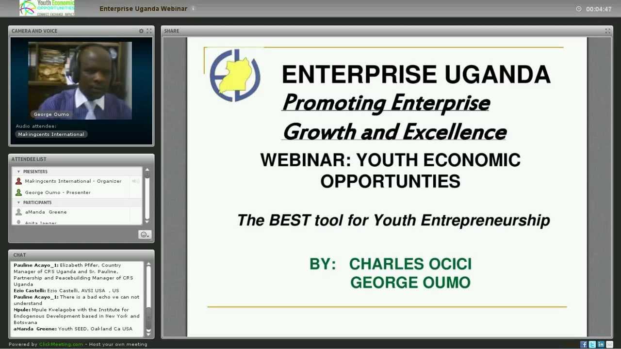 Apply It! BEST Tool for Youth Entrepreneurship w/ Enterprise Uganda Foundation