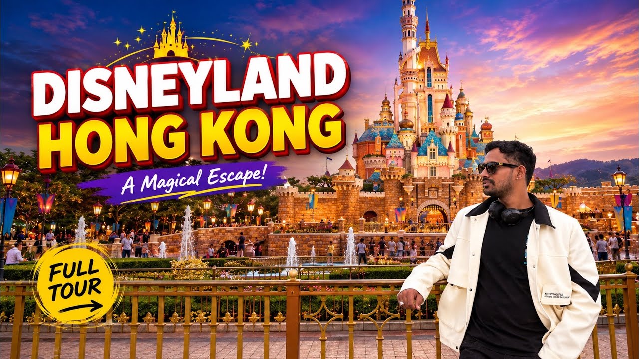 ಹಾಂಗ್ ಕಾಂಗ್ ಡಿಸ್ನಿಲ್ಯಾಂಡ್ | Complete Tour 🎢 | Ticket Price, Costlyನಾ? Worth It? | Kannada