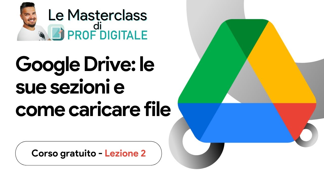 MASTERCLASS GOOGLE DRIVE - Le varie sezioni e come caricare file e cartelle [Lezione 2]