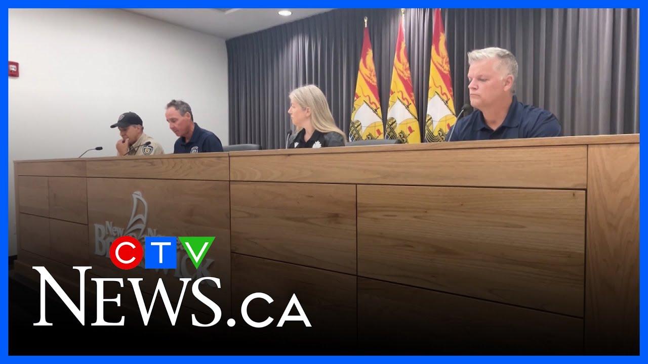 Officials provide update on N.B. wildfires