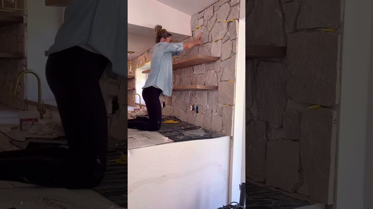 How to install a Stone Backsplash