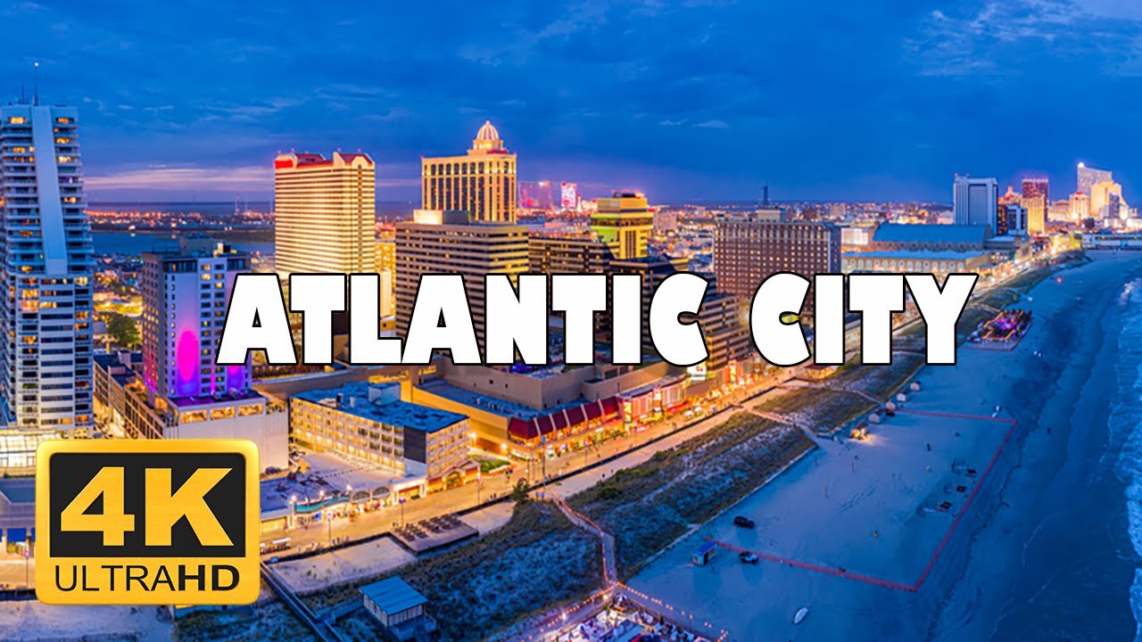 Atlantic City, New Jersey, USA 🇺🇸 | 4K Drone Footage