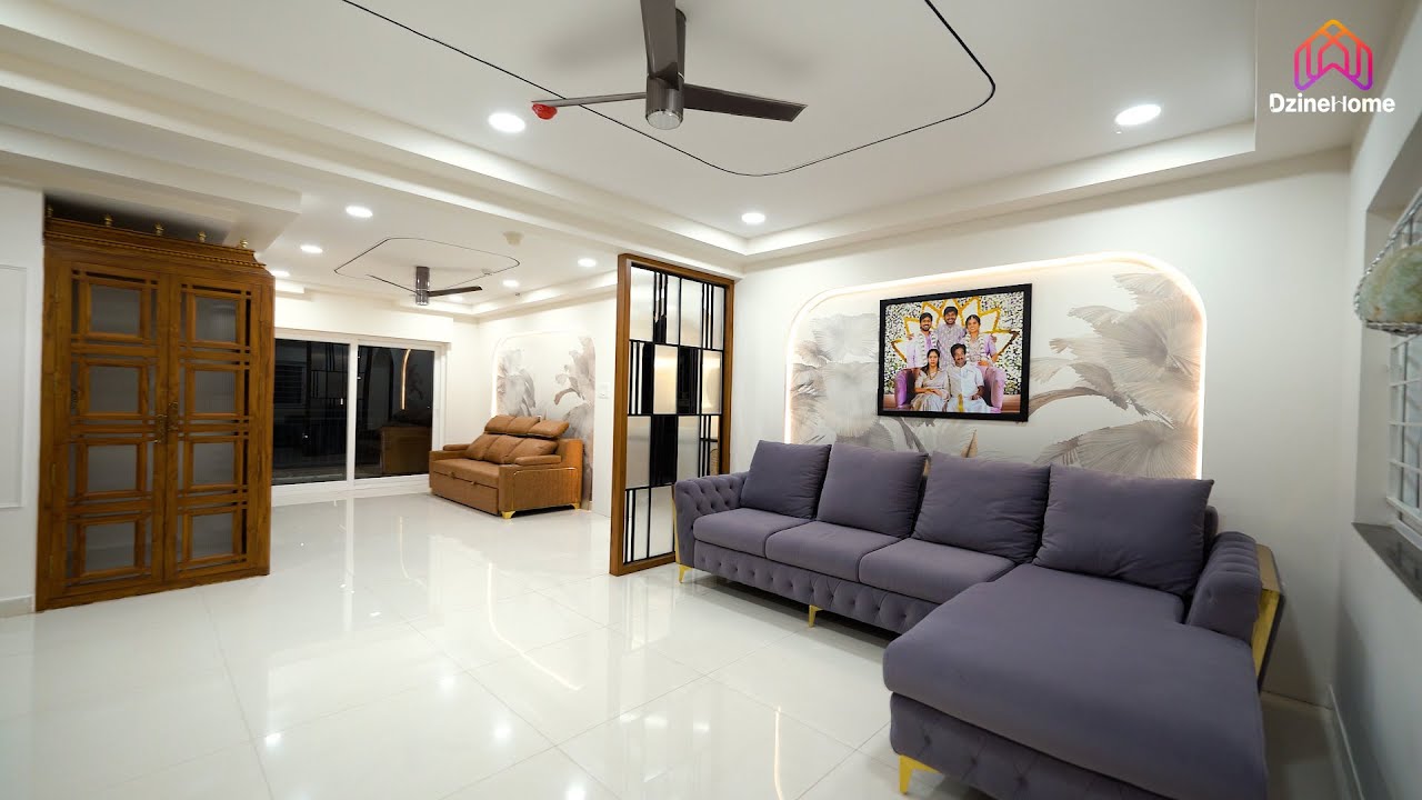 Home Tour | 3BHK Apartment at My Home Tridasa | 1840 Sft Interior Design | Tellapur, Hyderabad
