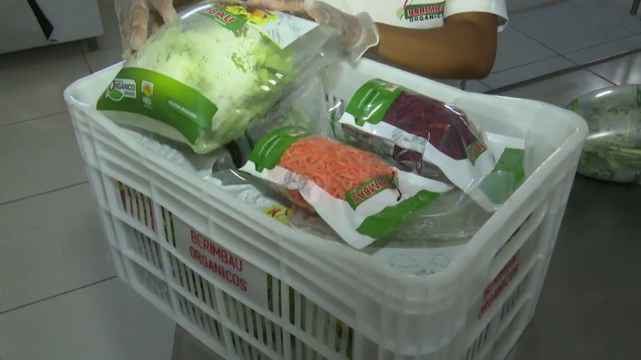 A produção de verduras e hortaliças