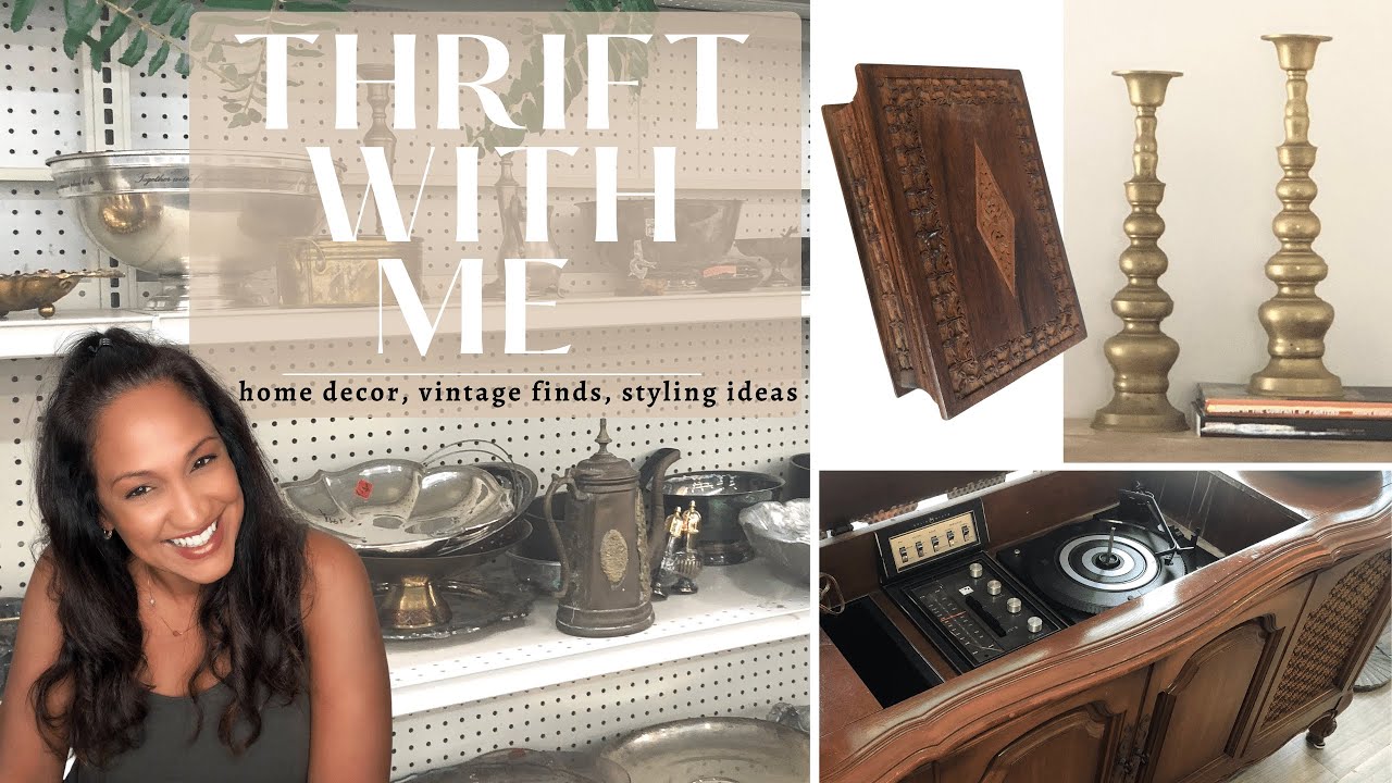 Thrift With Me Home Decor 2022 | Haul + Vintage Finds + Styling Ideas