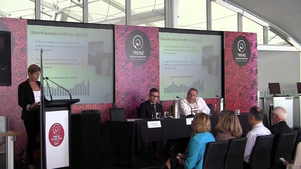 TRENZ 2013 Film Panel - the tourism and film connection with a focus on The Hobbit.