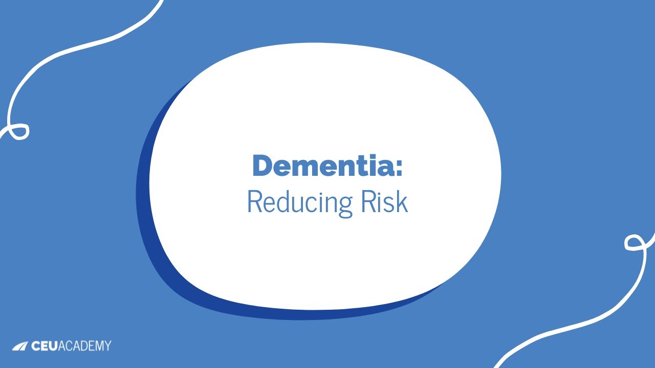 Dementia Prevention: Reducing Risk Through Lifestyle Modifications - Dr. Jim Collins