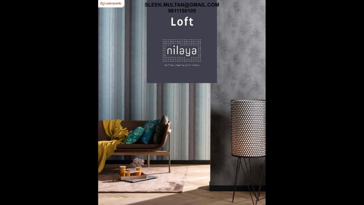 WALLPAPERS  -  LOFT BY ASIAN PAINTS ( NILAYA )