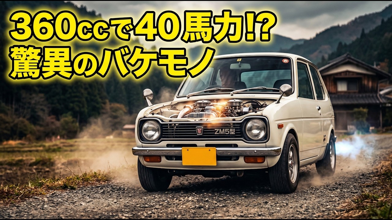 【狂気の360cc】ダイハツが生んだ40馬力のバケモノ！「ZM型エンジン」の伝説と開発秘話