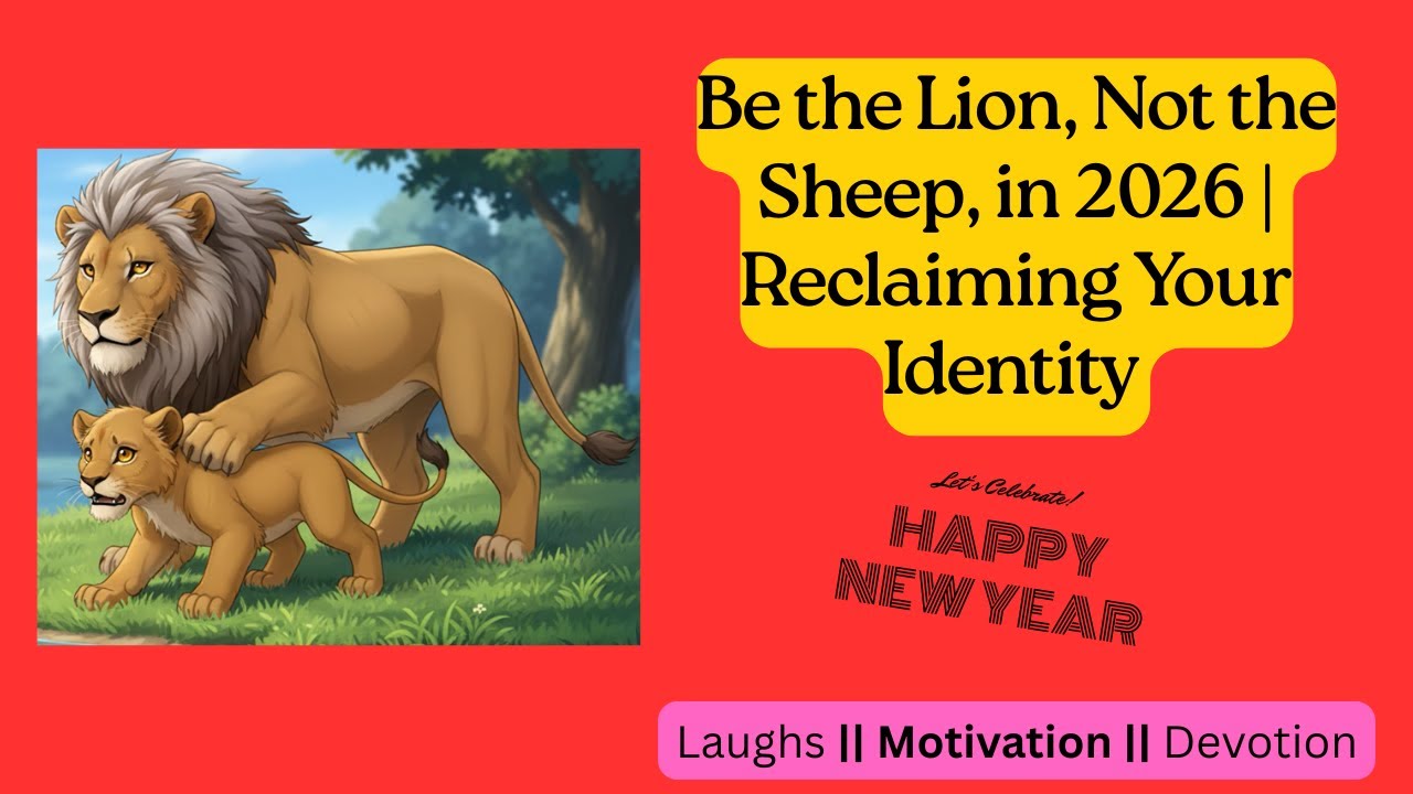 Be the Lion, Not the Sheep, in 2026 | Reclaiming Your Identity 