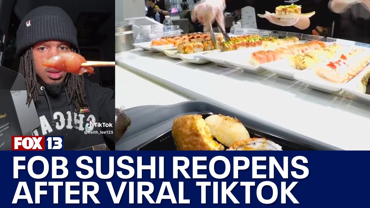 FOB Sushi reopens after closure over viral TikTok | FOX 13 Seattle