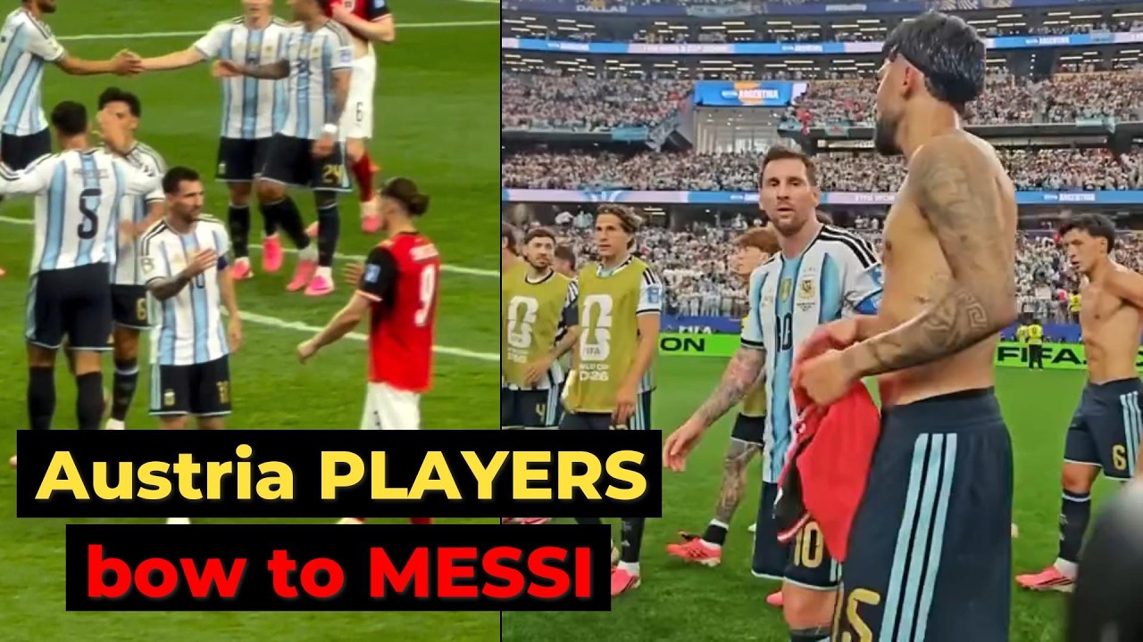 Even Austria Players Bow to Messi After His Historic 18th World Cup Goal