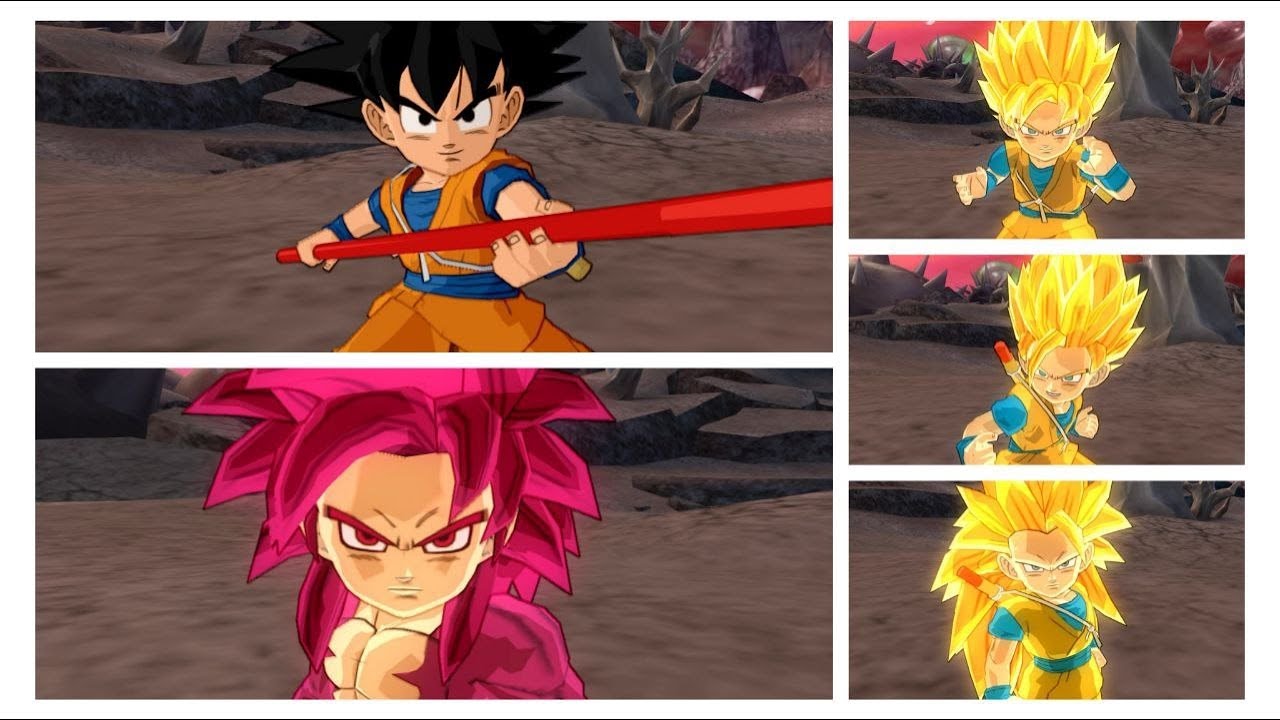 【MOD】Goku Mini (All Forms) + Download【DBZ BT3】