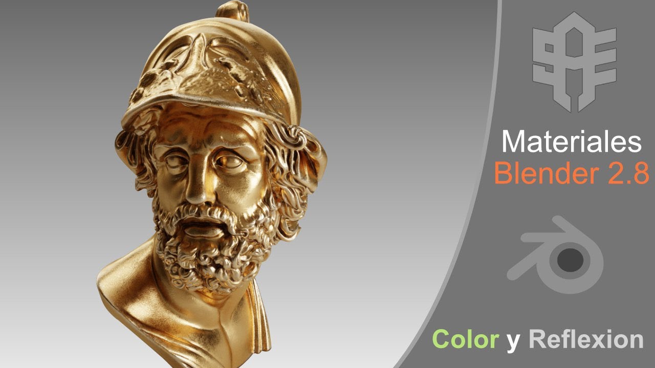 Blender 2.8 - Materiales realistas Ep.1 - Color y Reflexión.