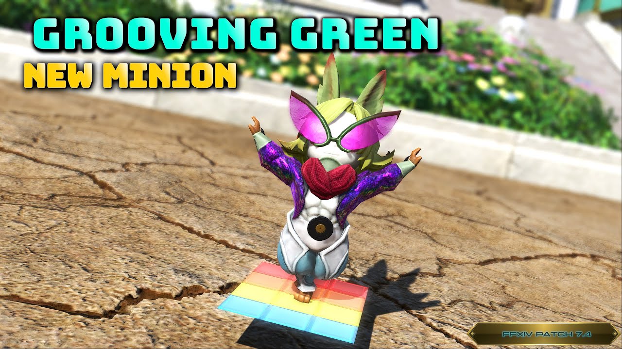 FFXIV: Grooving Green Minion
