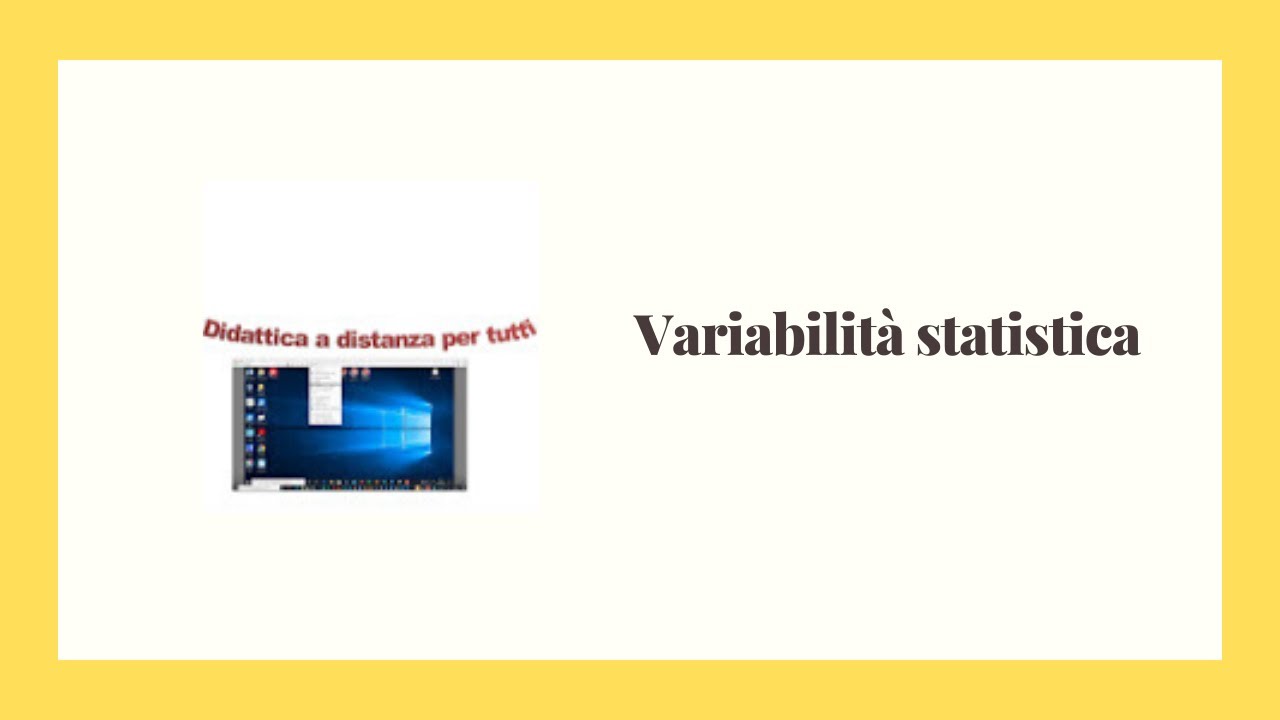 variabilit&agrave; statistica