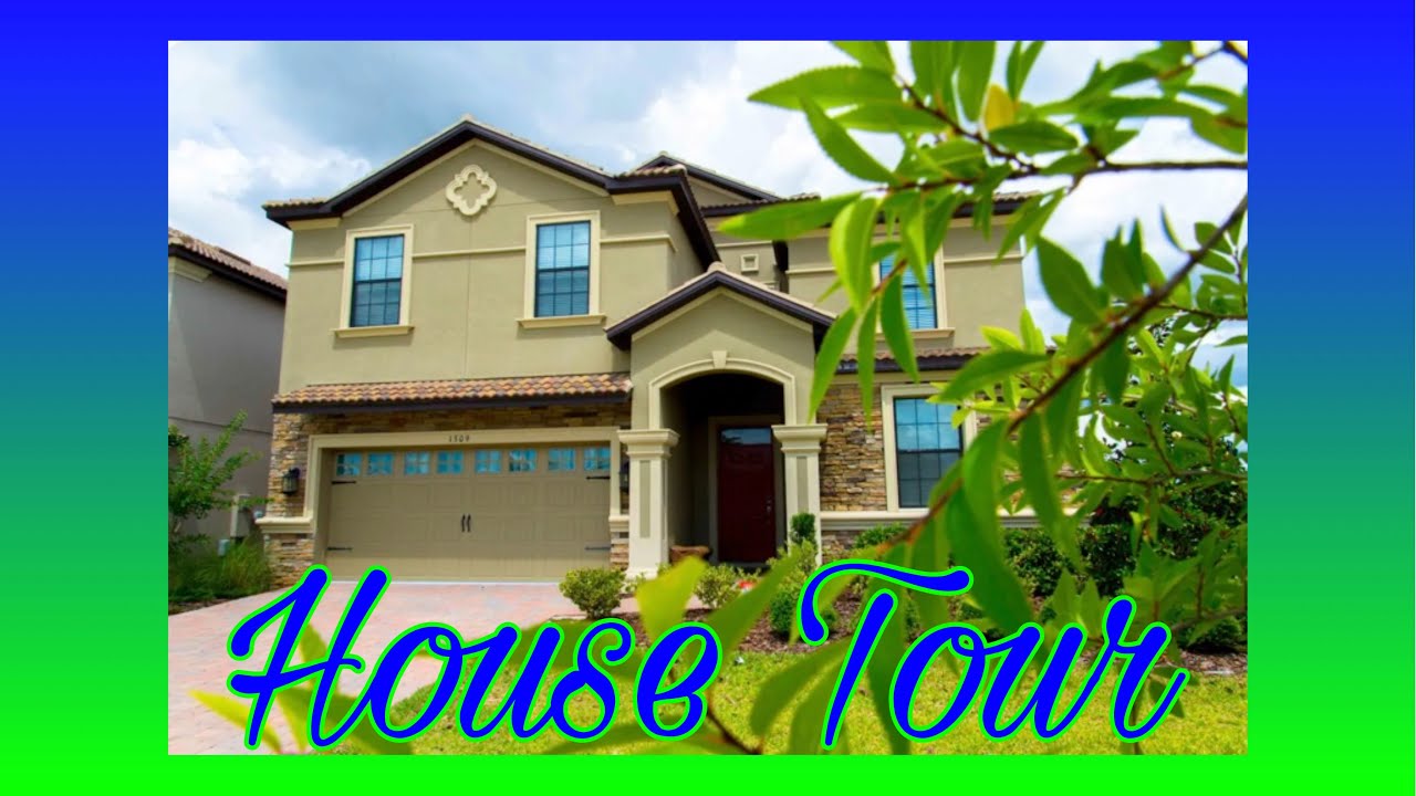 9 Bedroom Vacation House Tour | Champions Gate, Florida