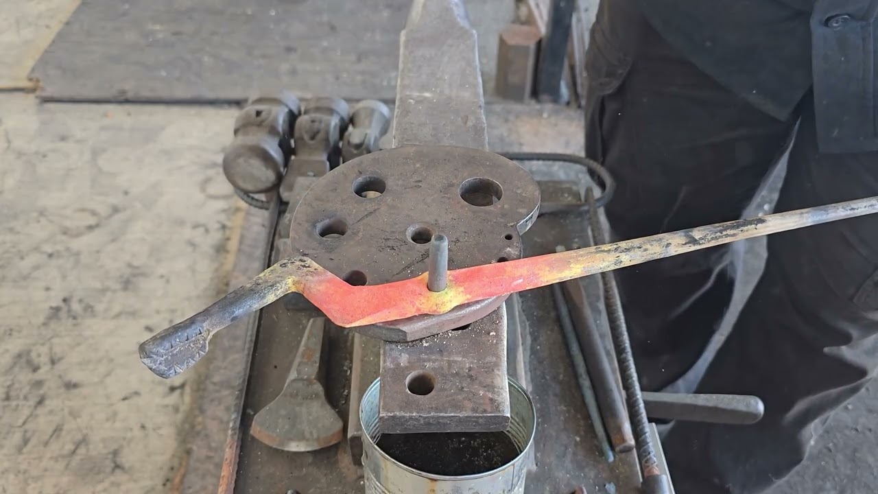 Titanium Ultimate Tongs - Punching, Riveting & Adjusting the Jaws 