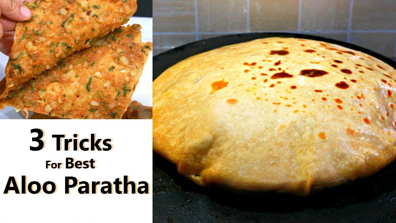 बिना फटे आलू पराठा ऐसे बनाए | Aloo Paratha Recipe | Stuffed Paratha | Kabitaskitchen
