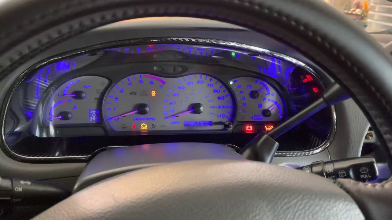 LED lights and wrap your dash
