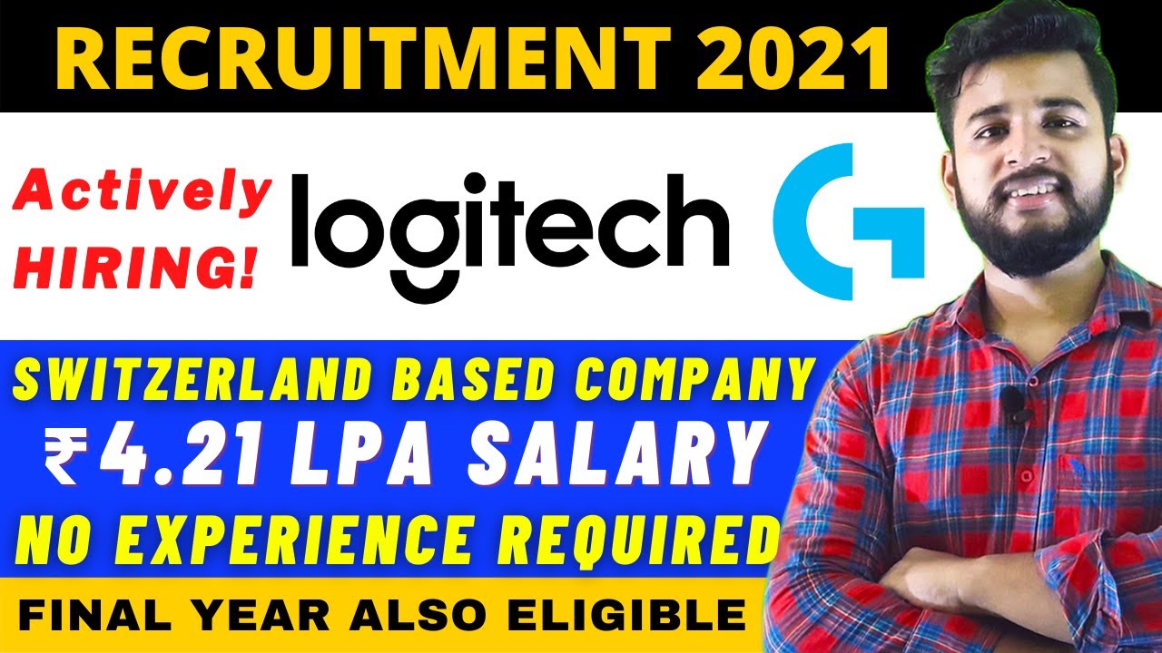 Logitech Recruitment 2021 | Work From Home Job | NO EXPEIRENCE REQUIRED
