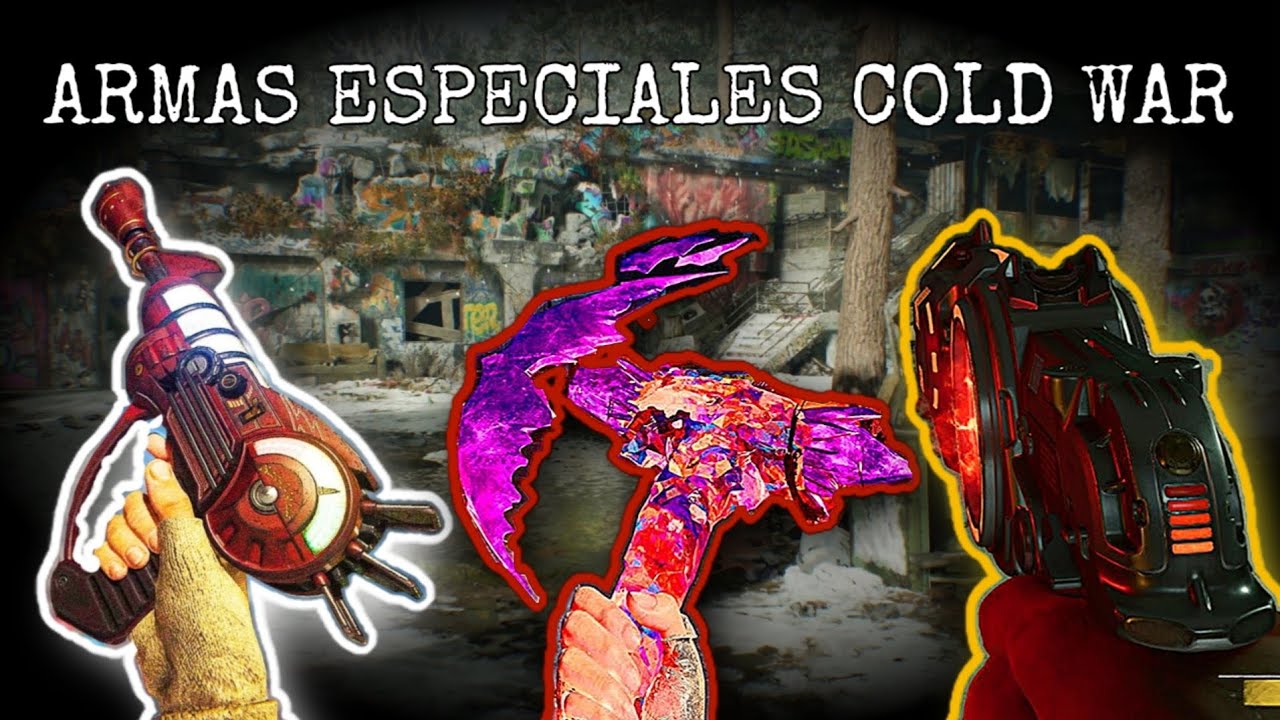 5 ARMAS ESPECIALES DE COLD WAR ZOMBIES